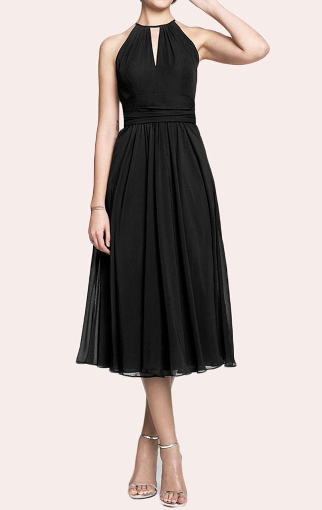 Chiffon Bridesmaid Dress Little Black Dress